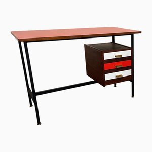 Desk with Colored Formica Top, 1960s