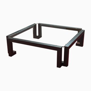 Mesa de centro Bida de pizarra negra de Joaquín Moll para Meddel