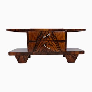 Mobiletto Art Déco con ali di gabbiano, 1940