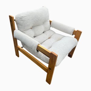 Poltrona brutalista di Gillis Lundgren per Ikea, anni '70