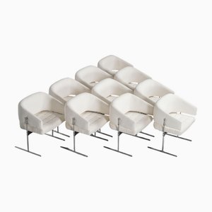 Senior Chairs by Jorge Zalszupin, 1960, Set of 10
