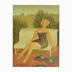 Alberto Gallerati, The Black Hats, Ölgemälde, 1970er