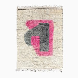 Berber Beni Ouarain Rug in Handwoven Wool, 1990