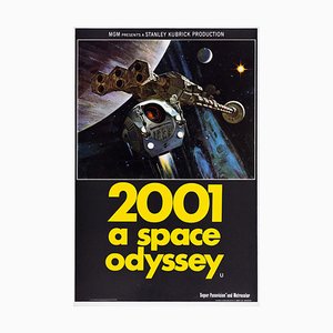 2001: A Space Odyssey Movie Poster, United Kingdom, 1968