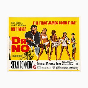 James Bond Dr. No Quad Movie Poster, United Kingdom, 1962