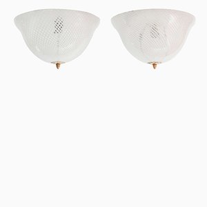 Vintage Ceiling Lights from Venini, Set of 2