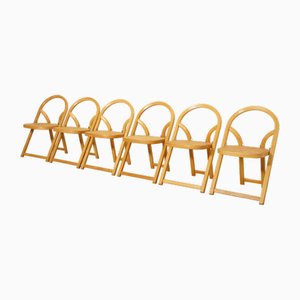 Arca Chairs by Gigi Sabadin for Crassevig, 1960s, Set of 6