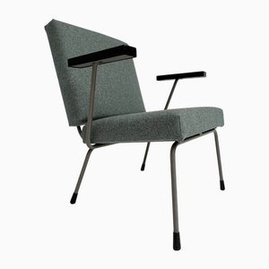 Blue 1401 Armchair attributed to Wim Rietveld for Gispen, 1950s