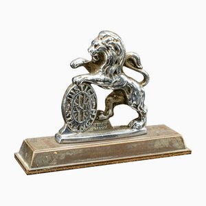 Fermacarte piccolo leone antico, Regno Unito, anni '20