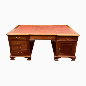 Antique English Partner Desk