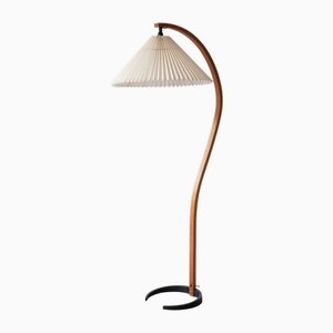 Danish Teak Floor Lamp by Mads Caprani, 1970s