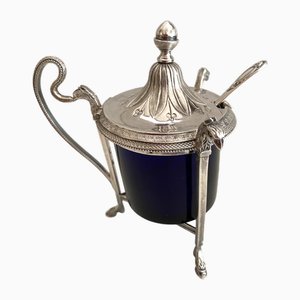 Mustard Pot in Silver