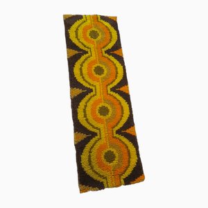 German Handmade Tapestry Wall Rug in Wool, 1970s