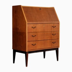 Schwedischer Vintage Sekretär, 1960er