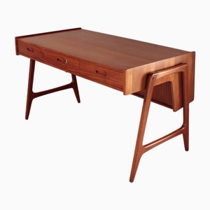 Teak Desk by Arne Wahl Iversen for O.M.F., 1960s