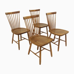 Lilla Åland Chairs by Carl Malmsten, Sweden, 1960s, Set of 4