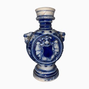 Antique Blue Vase, 1950