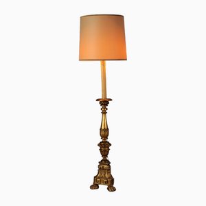 Neoclassical Style Linden Floor Lamp, Italy, 20th Century