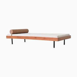 Dutch Daybed in Teak with Metal and Wool, 1960
