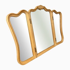 Vintage French Style Mirror in Oak