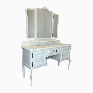 French Louis XVI Style Carved Dressing Table