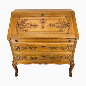 Vintage French Secretaire in Oak