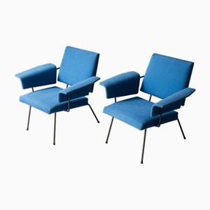 Easy Chairs by Rudolf Wolf, Set of 2