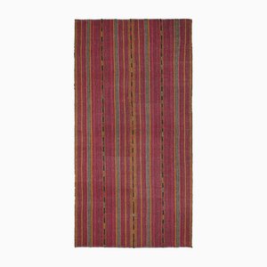 Vintage Palas Kelim in Rosa & Ocker Streifen, 1950er