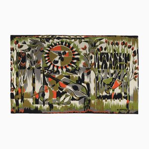 Vintage Wandteppich der Musique Champêtre von Jean Claude Bissery