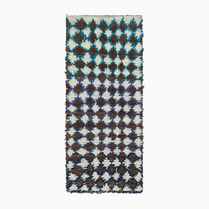 Marokkanischer Vintage Läufer mit Rautenmuster