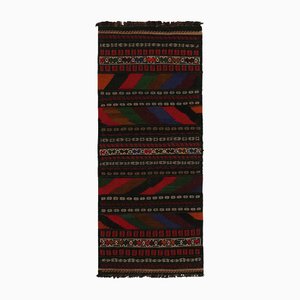 Afghanischer Vintage Kelim Läufer mit geometrischem Muster