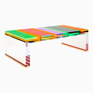 Acrylic Glass DNA Coffee Table by Studio Superego