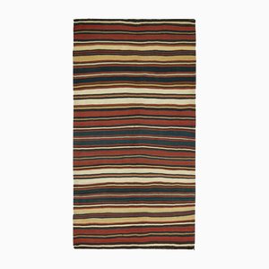 Vintage Jajim Kelim mit roten, blauen und weißen Mustern, 1950er