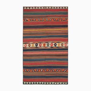 Vintage Shahsavan Kelim mit Streifen und geometrischen Mustern, 1950er