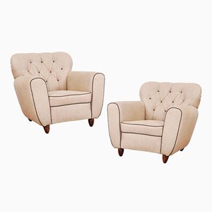 Armchairs, 1940s, Set of 2