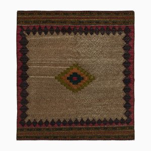 Vintage Sofreh Kelim Teppich mit mehrfarbigem Medaillonmuster, 1980er