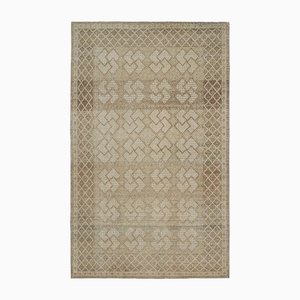 Vintage Teppich in Beige-Braun Mustern von Zeki Müren, 1960er
