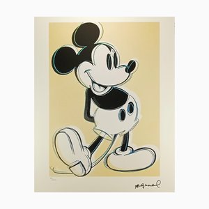 Dopo Andy Warhol, Topolino, Litografia in serie limitata, anni '80
