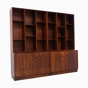 Dänisches Mid-Century Bücherregal aus Palisander, 1960er