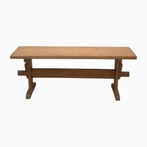 Panca piccola Mid-Century moderna in pino, 1970