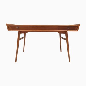 Scrivania Mid-Century in legno, anni '50