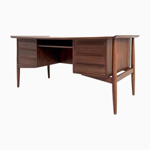 Scrivania in palissandro di Arne Vodder per HP Hansen, Danimarca, anni '60