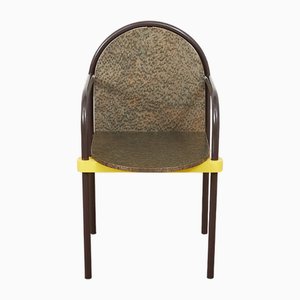 Stuhl mit Gestell aus lackiertem Metall von Martine Bedine, 1983