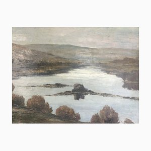 Pierre Elmer, The Loire, 1935, Oil on Canvas