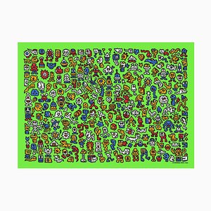 Mr Doodle, Alien Town, Silkscreen