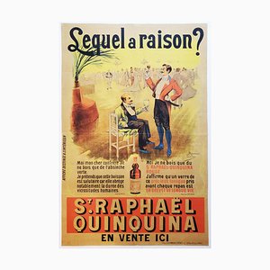 St. Raphaël Quinquina Poster by Raymond Tournan, 1895