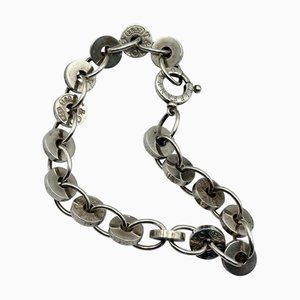Kreisförmiges Sterling Silber Armband mit Scheibengliedern von Tiffany & Co., 2007