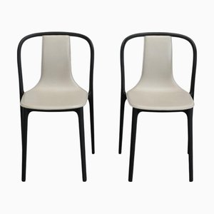 Sedie Belleville in pelle attribuite a Ronan & Erwan Bouroullec per Vitra, set di 2