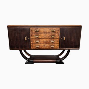 Italienische Mid-Century Anrichte aus Nussholz Wurzelholz von Paolo Buffa, 1940er