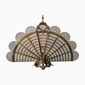 Fireplace Screen in Brass